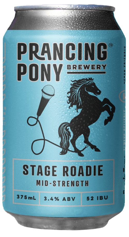 Stage Roadie Mid-Strength Beer Prancing Pony Brewery
